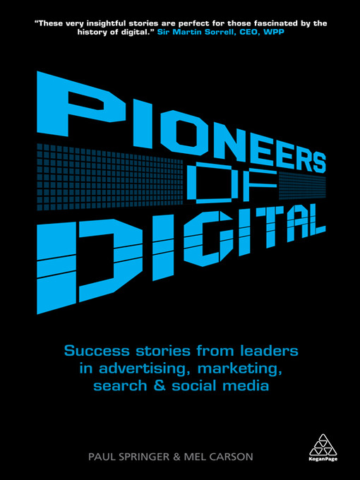 Title details for Pioneers of Digital by Mel Carson - Available